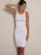 Lace-up Cut Out Back Ruched Tank Dress
