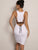 Lace-up Cut Out Back Ruched Tank Dress