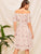 Off Shoulder Fit & Flare Guipure Lace Dress