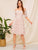 Off Shoulder Fit & Flare Guipure Lace Dress