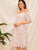 Off Shoulder Fit & Flare Guipure Lace Dress