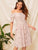 Off Shoulder Fit & Flare Guipure Lace Dress