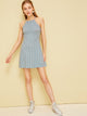 Confetti Heart Print Slip Dress