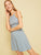Confetti Heart Print Slip Dress