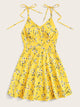 Ditsy Floral Open Back Cami Sundress