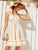 Ruffle Hem Striped Cami Dress