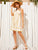 Ruffle Hem Striped Cami Dress
