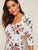 Floral Sweetheart Neck Fit & Flare Dress