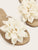 Floral Applique Flip Flops