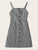 Single Breasted Gingham Cami Dress