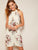 Floral Print Halter Dress