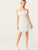 Tie Strap Ruffle Trim Swiss Dot Cami Dress