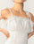 Tie Strap Ruffle Trim Swiss Dot Cami Dress