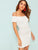 Shirred Off The Shoulder Dress