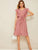 70s Ruffle Armhole Button Front Dress