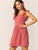 Tie Back Ruffle Strap Fit & Flare Dress