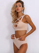 Joyfunear Crisscross Top & High Cut Bikini