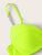 Neon Lime Underwired Top With Glitter Strap Bikini