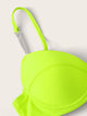 Neon Lime Underwired Top With Glitter Strap Bikini