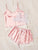 Eyelash Lace Satin Lingerie Set 3pack