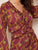 Chain Print Knot Cuff Maxi Dress