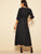 Print Bishop Sleeve Belted Maxi Dress