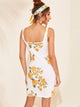  Floral Print Tank Dress