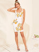  Floral Print Tank Dress
