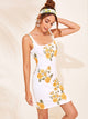  Floral Print Tank Dress