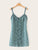 Button Front Ditsy Floral Cami Dress