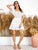  Ruffle Hem Eyelet Embroidered Lace Insert Dress