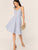 Twist Front Peekaboo Pocket Side Cami Dress