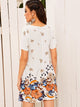 Floral Print Trapeze Dress