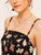 Floral Print Tie Back Cami Skater Dress