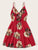 Floral Print Surplice Front Cami Dress