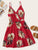 Floral Print Surplice Front Cami Dress