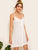 Sunflower Print Button Front Cami Dress