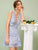 Plunging Neck Open Back Guipure Lace Overlay Dress
