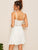 Contrast Lace Solid Cami Dress