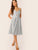 Twist Front Peekaboo Pocket Side Cami Dress