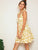 Self Shoulder Plunge Open Back Dress