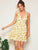 Self Shoulder Plunge Open Back Dress