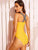 Striped Tape Criss Cross One Piece Swimsuit
