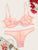 Floral Lace Underwire Lingerie Set