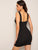 Adjustable Strap Solid Bodycon Dress