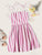 Self Tie Shoulder Fit & Flare Dress