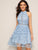 Guipure Lace Overlay Halter Dress