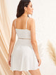 Lace Insert Cami Dress With Wrap Skirt