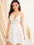Lace Insert Cami Dress With Wrap Skirt