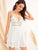 Lace Insert Cami Dress With Wrap Skirt